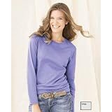Anvil Ladies Long Sleeve T-shirt Xl - White