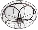 Hunter 82004 Orleans Bathroom Fan with Light, Imperial Bronze