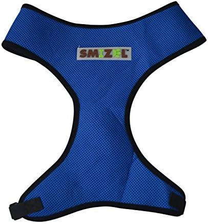Dog Harness, Soft, Breathable, Easy Walk by Smizel (X-Small, Navy)