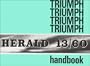 Triumph Herald 13/60 Official Owners' Handbook