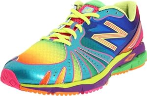 New Balance Men's 890 Rainbow Running Shoe,Green,11 D US
