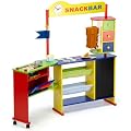 roba 98550 - Snackbar, Medium Density Fibreboard farbig lackiert, mit Grill und Herd, D�nerspie�, Verkaufstheke und Tafel, umfangreieches Zubeh�r, H: 117 cm, B: 86,5/119,5 cm, T: 20/53 cm