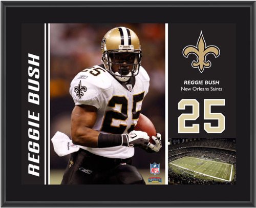 Mounted Memories New Orleans Saints Reggie Bush 10.5 x 13 Sublimated Plaque