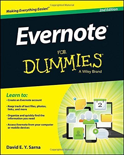 Evernote For Dummies (For Dummies (Computer/Tech)) by Sarna, David E. Y. (2014) Paperback