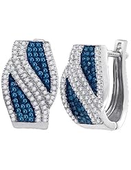 0.50CTW-DIA MICRO-PAVE HOOPS