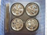 TUNING TYRES WHEELS RIMS 1/18 1/24 CHROM 33 MM 3,3 CM MODEL CAR