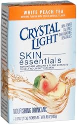 Crystal Light Skin Essentials, White Peach Tea, 7-Count Boxes (Pack of 6)