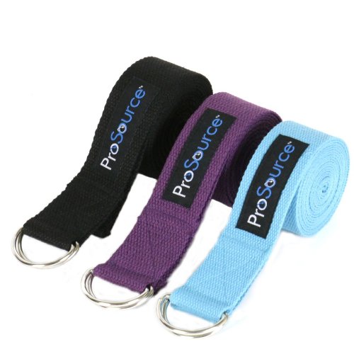 ProSource Yoga Strap - With Metal D-Ring