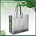 Tree Frogs Tote Bag Frog with Clear Sides and Cotton Fabric - SEE Through Thru Bag for School Events or Beach GIFT IDEA for MEN Women Ladies MOM Mother or Dad Teachers and Travelers