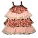 Lipstik Girls - Girls Dress, Pink, Brown