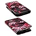 Samsung Galaxy Stardust S766c Case, Samsung Galaxy Ace Style S765c Case, Magnetic Leather Folio Flip Wallet Pouch Case Cover with Fold Up Kickstand and Wrist Strap - Hot Pink Heart Sensation