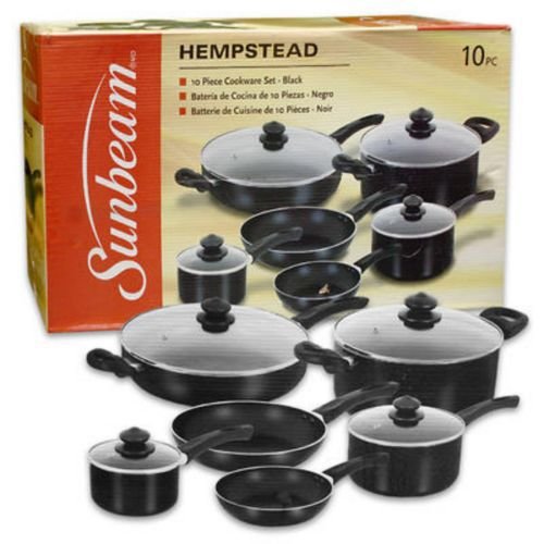 Sunbeam 72297.10 Westville 10-Piece Cookware Set