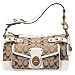 AUTHENTIC COACH LEGACY SIGNATURE SHOULDER BAG 11140 (Khaki/White)