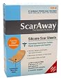 Scaraway Professional Grade Silicone Scar Treatment Sheets, 1.5" x 3", 8-Count