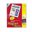 Personal Creations Ink Jet Magnet Sheets, White, 8-1/2 X 11, 5 Sheets/Pack