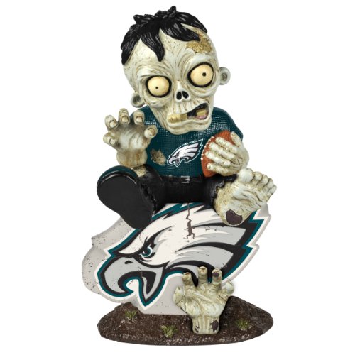 NFL Philadelphia Eagles Zombie On Logo Figurine