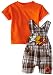 Disney Baby-Boys Infant Winnie The Pooh Plaid Shortall Set