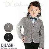 (ディラッシュ) DILASHストライプジャケット/秋 ベビー キッズ 男の子 80 ブラック