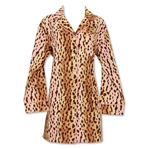 Buy Bedhead Cheetah Pink Flannel Sleepshirt by BedHead