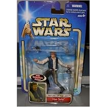 Star Wars Return of the Jedi Year 2002 Action Figure : Han Solo Endor Raid