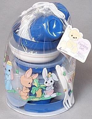 Precious Moments 27 Piece Feeding Set - Blue