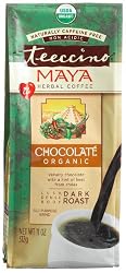 Teeccino Organic Caffeine-Free Herbal Coffee, Maya Chocolate, 11-Ounce Bags (Pack of 3)