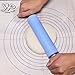 Rolling Pin, YYP Non-Stick Silicone Surface Rolling Pin, Wooden Rolling Pin Handle for Rolling Dough, Baking, Large Size