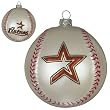 Houston Astros MLB Glass Baseball Ornament (3")