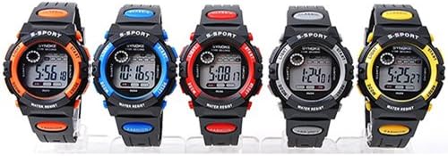 Piggy2gether - Men Women LED Sports Digital Quartz Alarm Rubber Wrist Watch