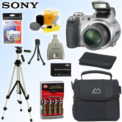 Sony Cybershot DSC-H2 6MP Digital Camera + 1GB Accessory Kit