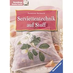 Serviettentechnik auf Stoff