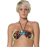 RIP CURL TROPICALIA BANDEAU BLACK L