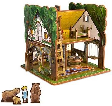 [Story Time Toys] STORYTIME TOYS Goldilocks and the Three Bears Toy House and Storybook Playset STORYTIMETOYS-GOLDILOCKS [parallel import goods]