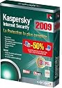 Kaspersky internet security 2009 (3 Postes / 1 An) - offre d'attachement