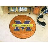 29 Round Michigan Wolverines Basketball Mat