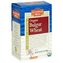 Arrowhead Mills Organic Hot Cereal, Bulgur Wheat, 24-Ounce Boxes (Pack of 4)