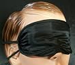 3-W-Hohenlimburg, 0054, 2 St�ck Schlafmasken, Augenmaske Schlafbrille Augenbinde in schwarz, sehr weicher Stoff, mit Gummib�ndern