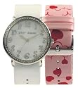 Betsey Johnson Women's XOX Interchangeable Leather Watch #BJ2133
