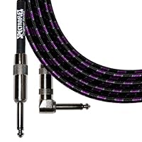 Spectraflex Original Series Right Angle Instrument Cable, 6 Foot, Violet