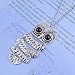 Gillberry Womens Necklace, Lady Women Vintage Silver Owl Pendant Necklace Best Gift For XMAS