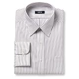 Izod Easy Care Broadcloth Fancy Dress Shirt - Point Collar