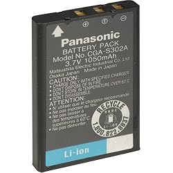 Panasonic CGAS302A1B Rechargeable Battery for SVAV100 Camcorder