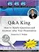 Q&A King How to Handle Questions and Answers after Your Presentation