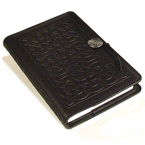 Celtic Knot Embossed Leather Writing Journal in Black, 6 x 9-inch Celtic Knot Embossed Leather Writing Journal in Black, 6 x 9-inch