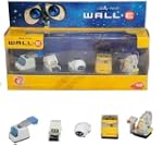Dickie 3089267 - Wall-E Car Set, 5 Teile