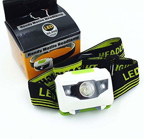 Bluesky Dream Adjustable Black Diamond Headlamp Flashlight LED Headlight with 2 Red &amp; SOS Light for Camping Hunting Biking Fishing Reading