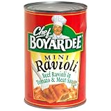 Chef Boyardee Mini Ravioli Beef Ravioli in Tomato & Meat Sauce , 40 oz (2 lb 8 oz) 1.13 kg