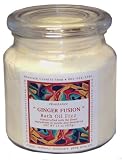 Ginger Fusion Fragrance Bath Oil Fizz - 15 oz Apothecary Jar with Scoop