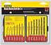Stanley ST-04690 14 Piece 1/16-Inch to 1/4-Inch Hex Shank Black Oxide Twist Drill Bit Assortment