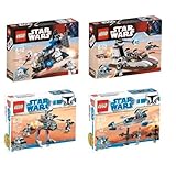 Clone Walker Battle Pack - Rebel Scout Speeder - Assassin Droids Battle Pack - Imperial Dropship Lego Star Wars Sets